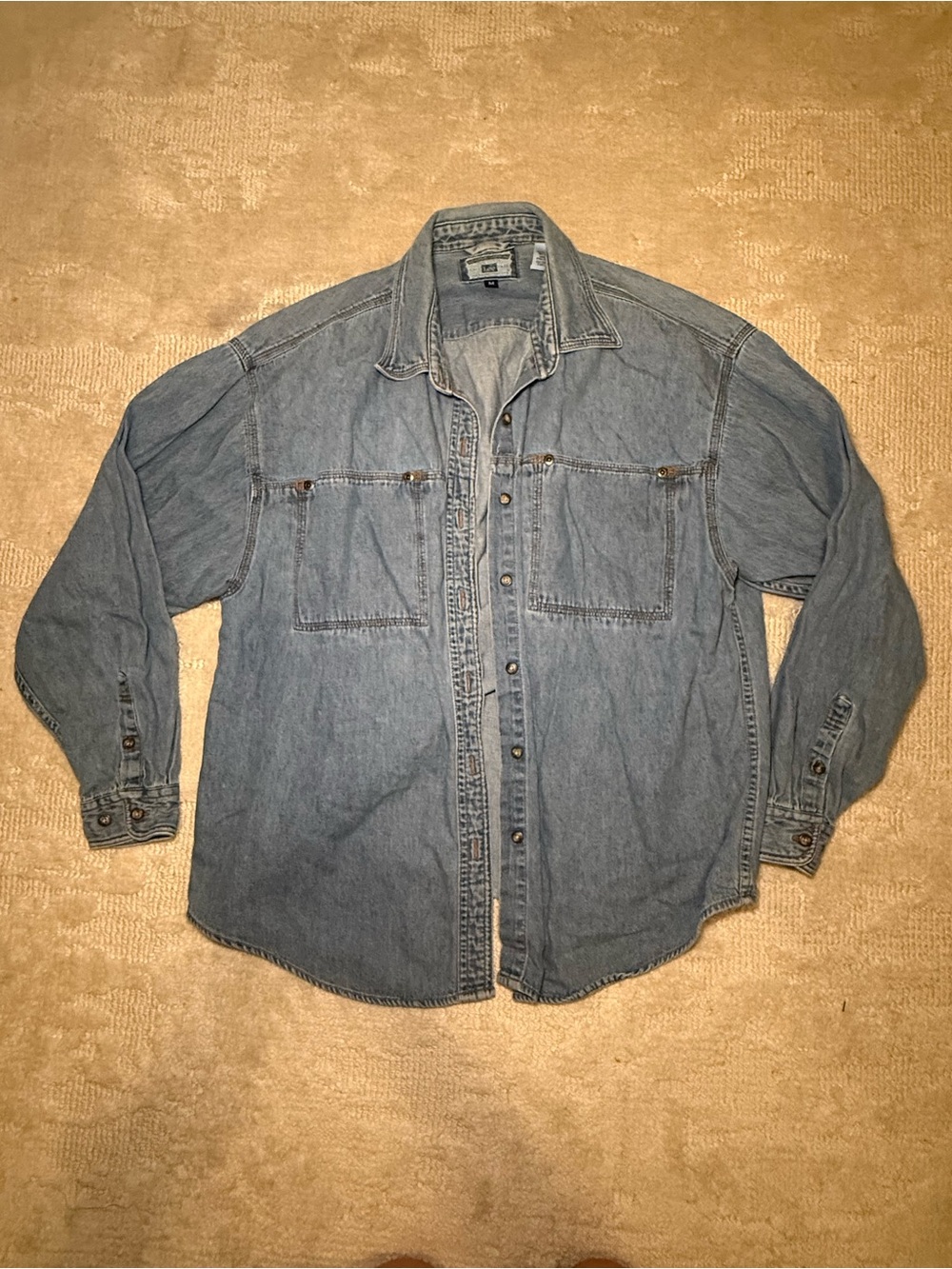 Vintage Lee Denim Shirt M